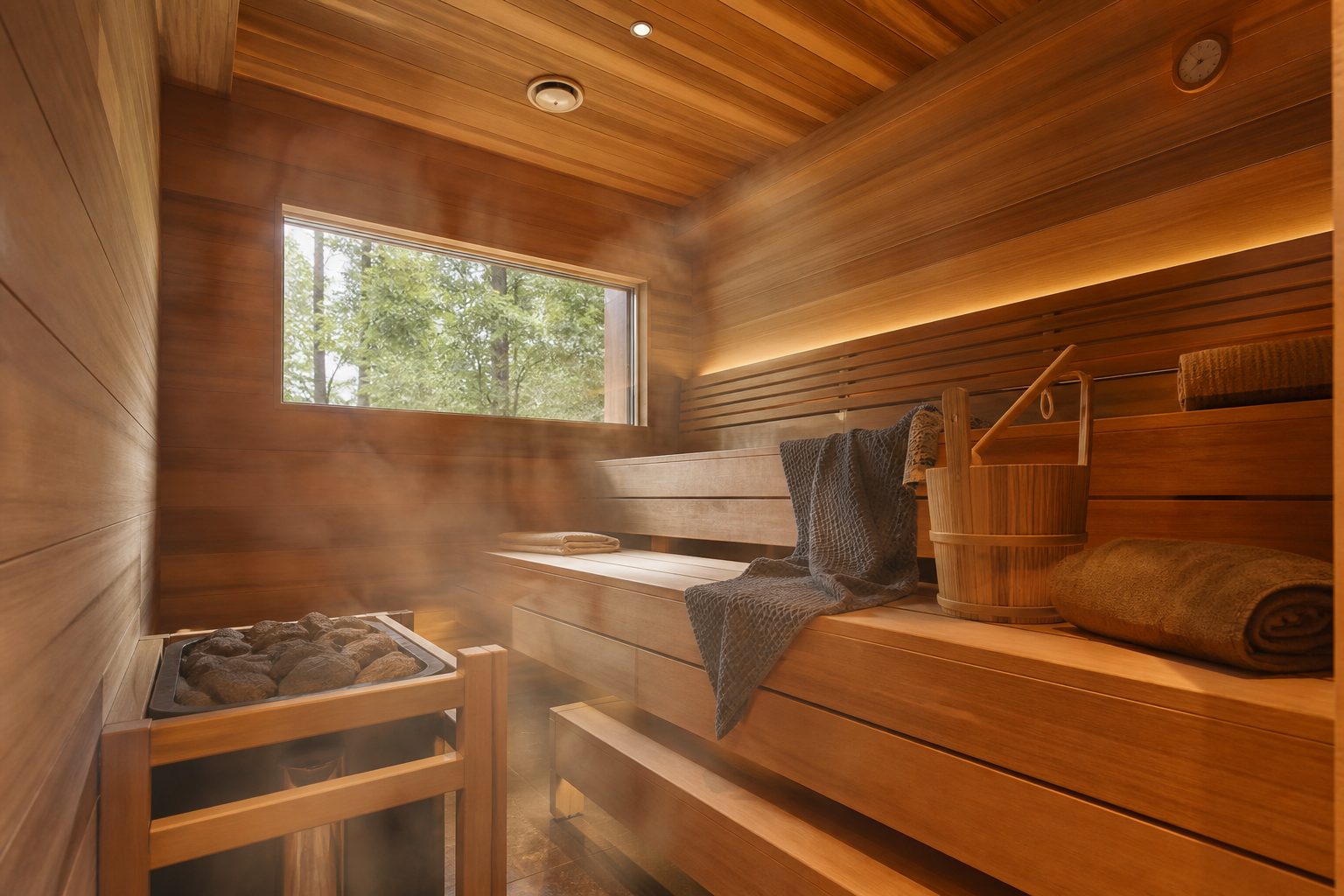 Sauna im Wohnpark55 (Konzeptvisualisierung)